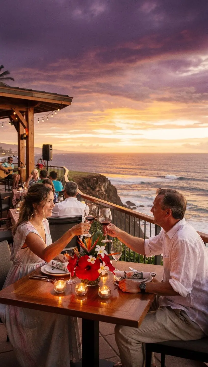 Тропический остров с белым песком и пальмами под ярким солнцем.